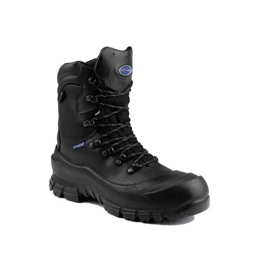 bota de trabalho lavoro pele e biqueira de aço